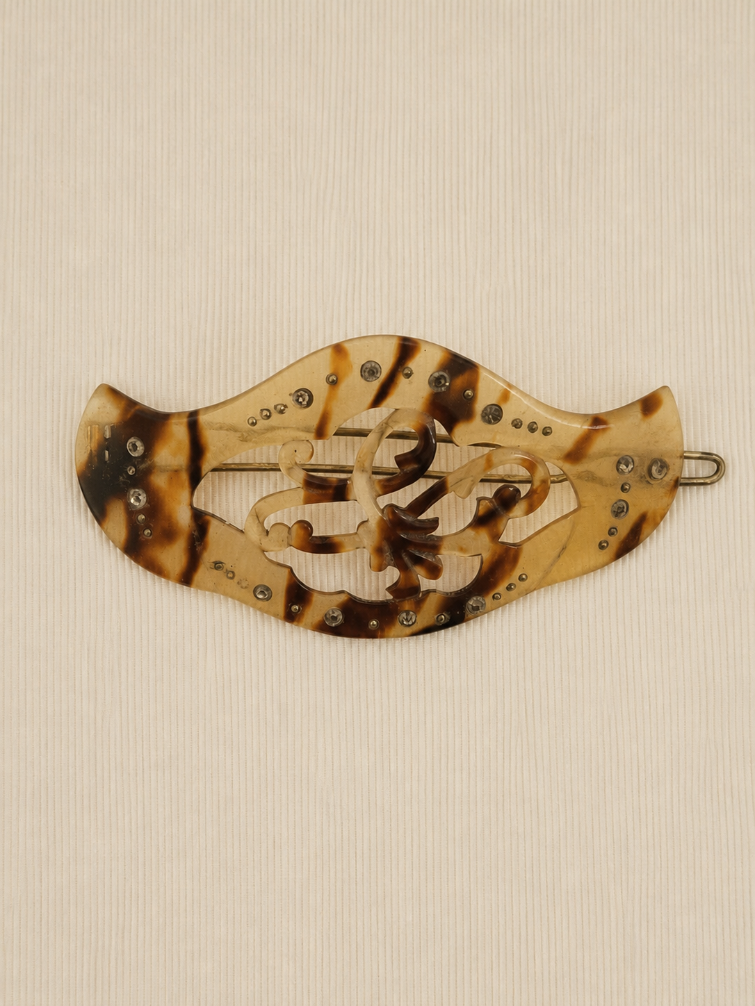 Set of Antique Tortoiseshell Hair Clips