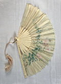 Edwardian Painted Silk Fan