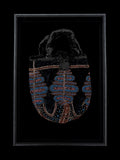Black Velvet Beaded Reticule