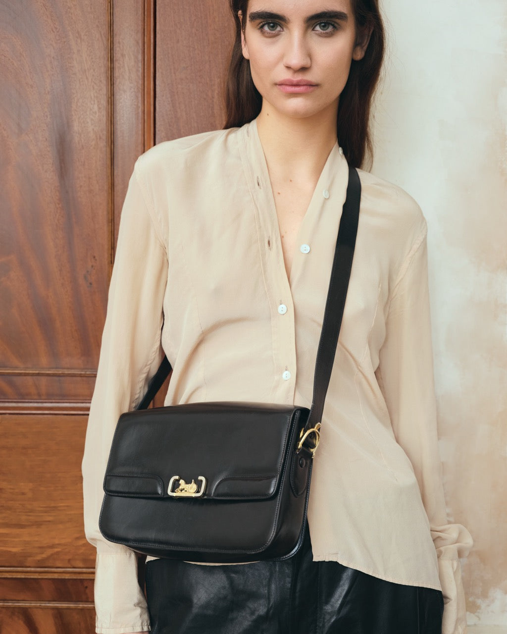 Vintage Céline Carriage Clasp Shoulder Bag