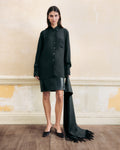 Vintage Emanuel Ungaro Parallèle Croc-Embossed Leather Skirt