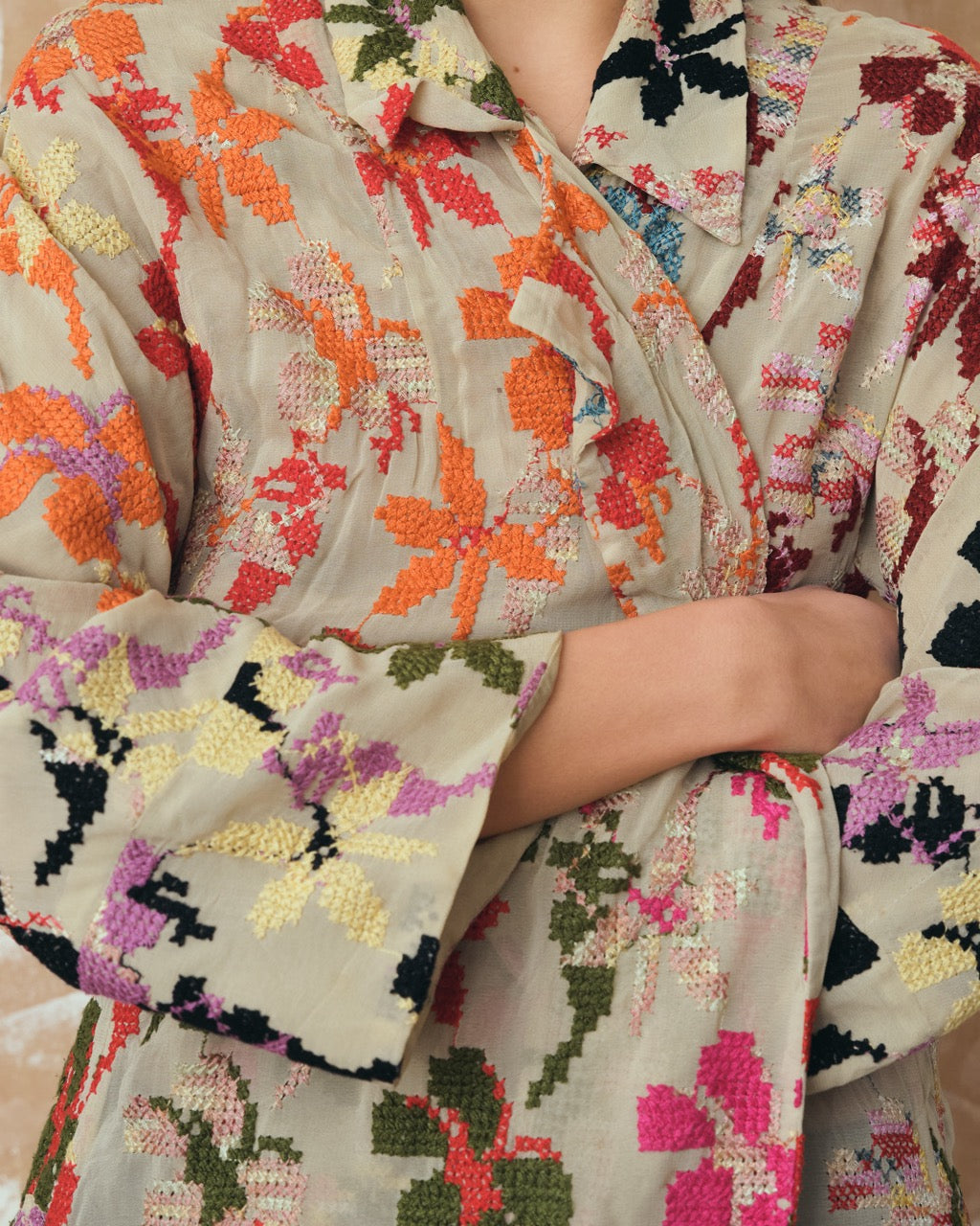 Dries Van Noten Embroidered Floral Coat