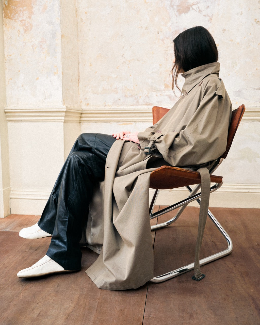 Erik Magnussen for Torben Ørskov. Z down Leather Sling Chair