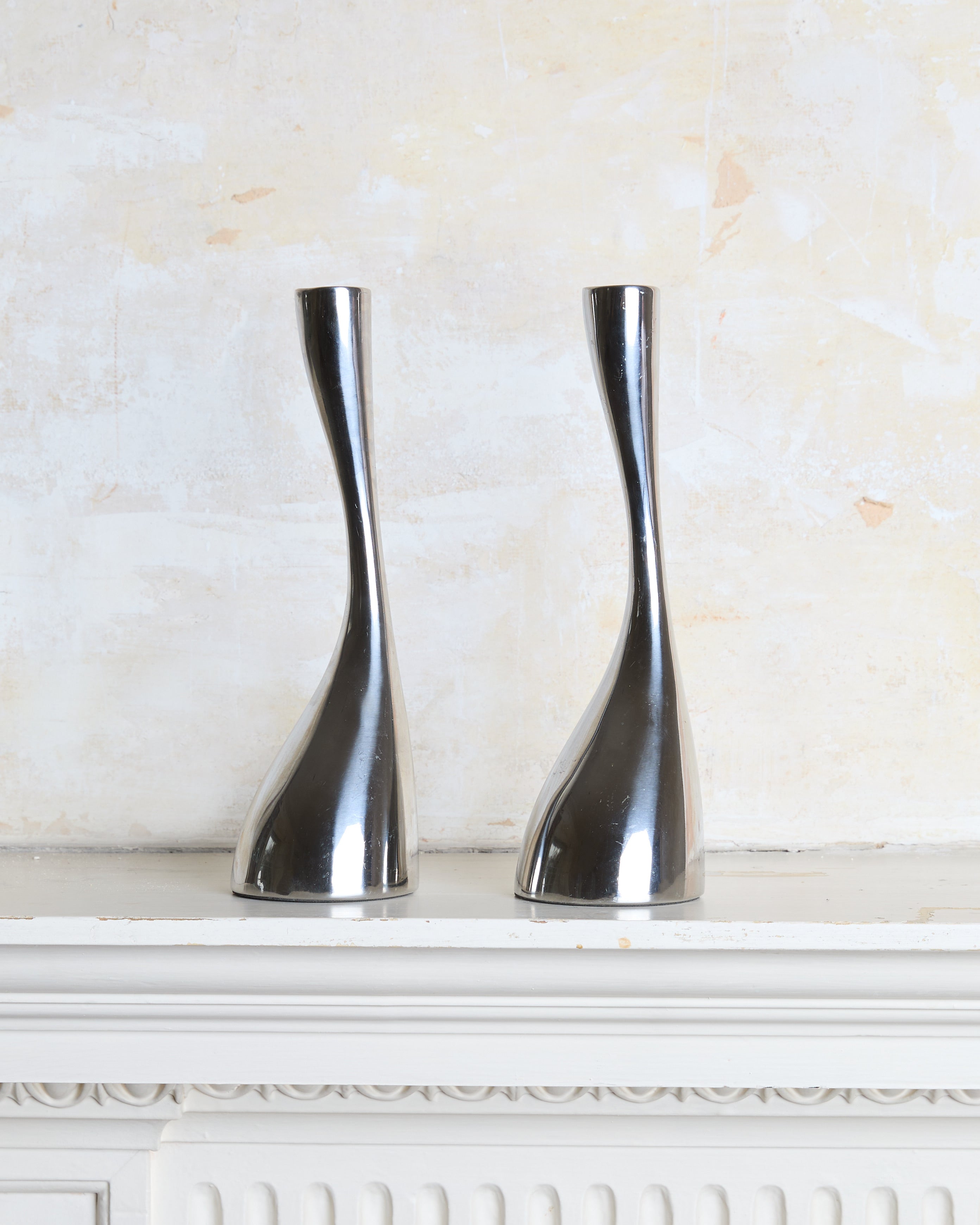 Pair of Modern Candlesticks