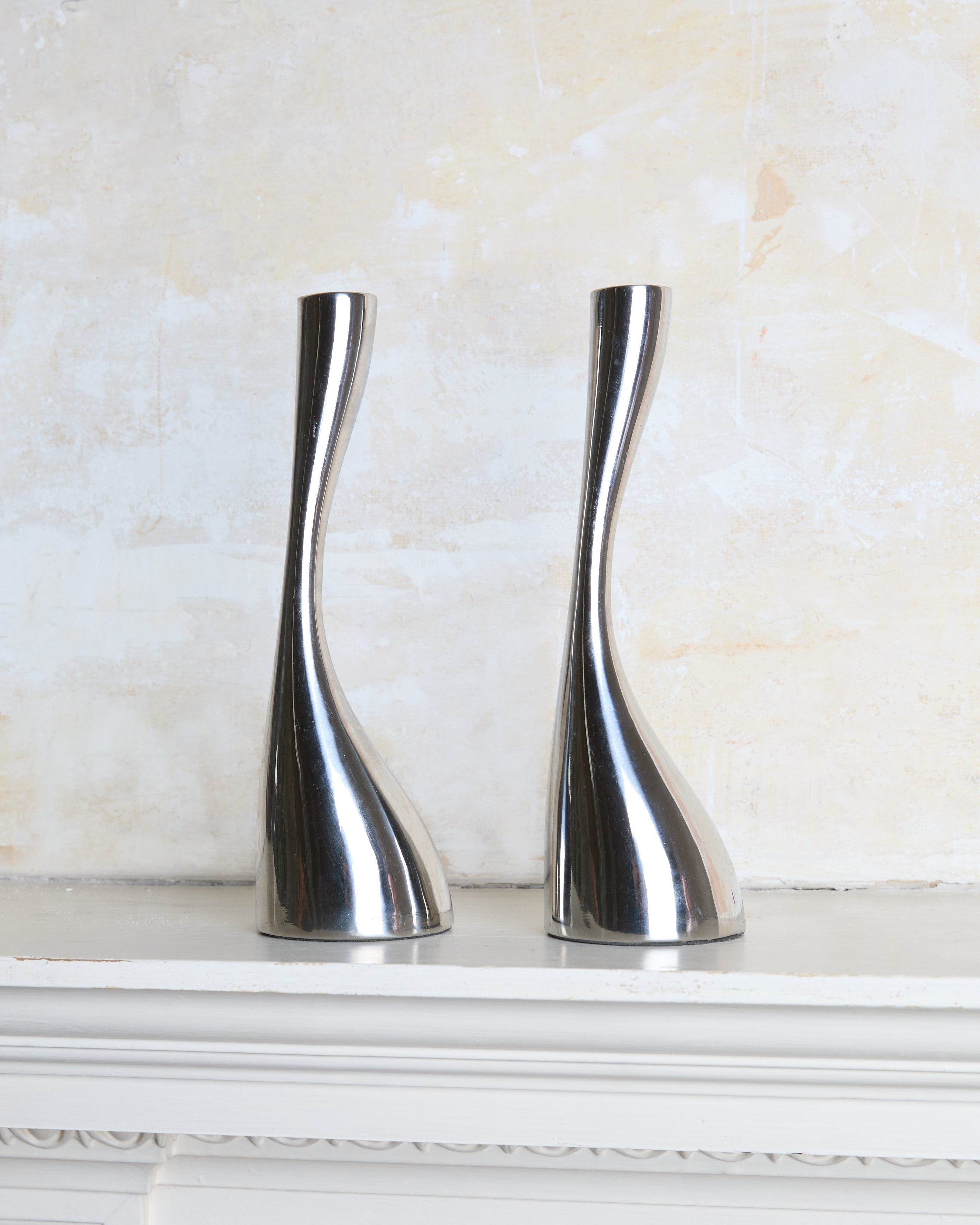Pair of Modern Candlesticks