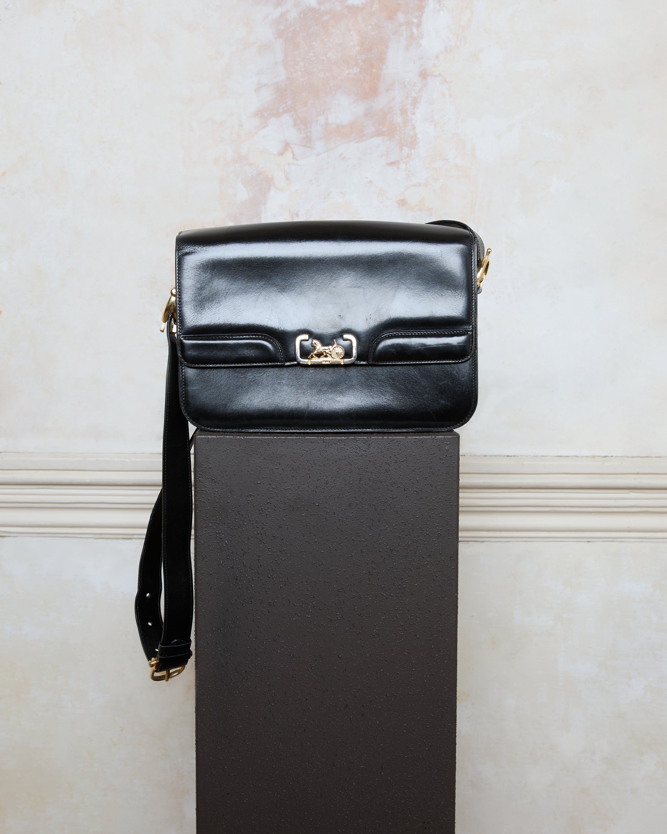 Vintage Céline Carriage Clasp Shoulder Bag