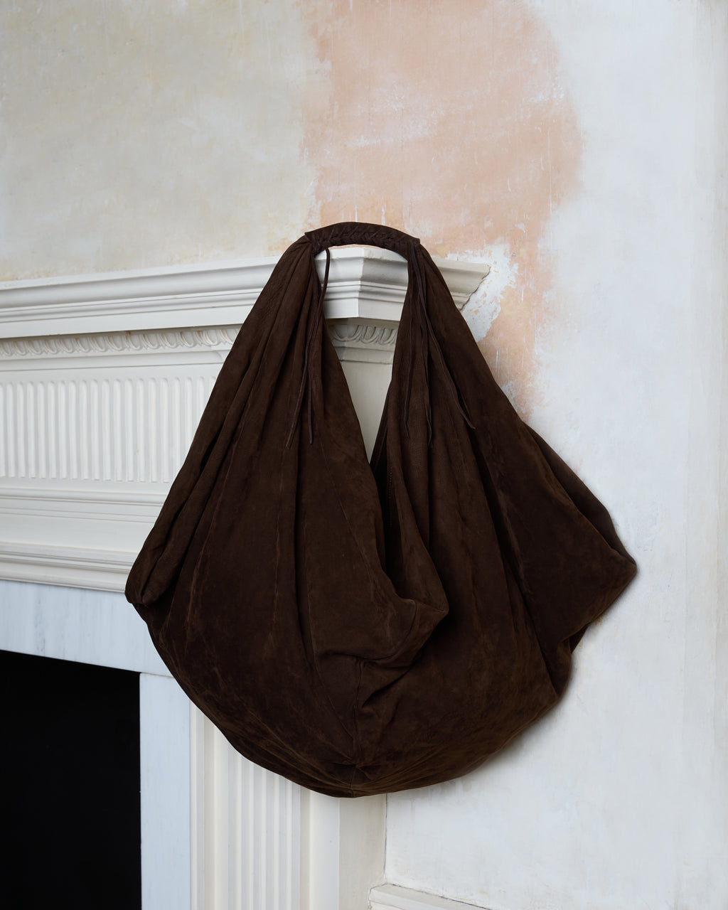 Maison Martin Margiela Oversized suede Hobo Bag