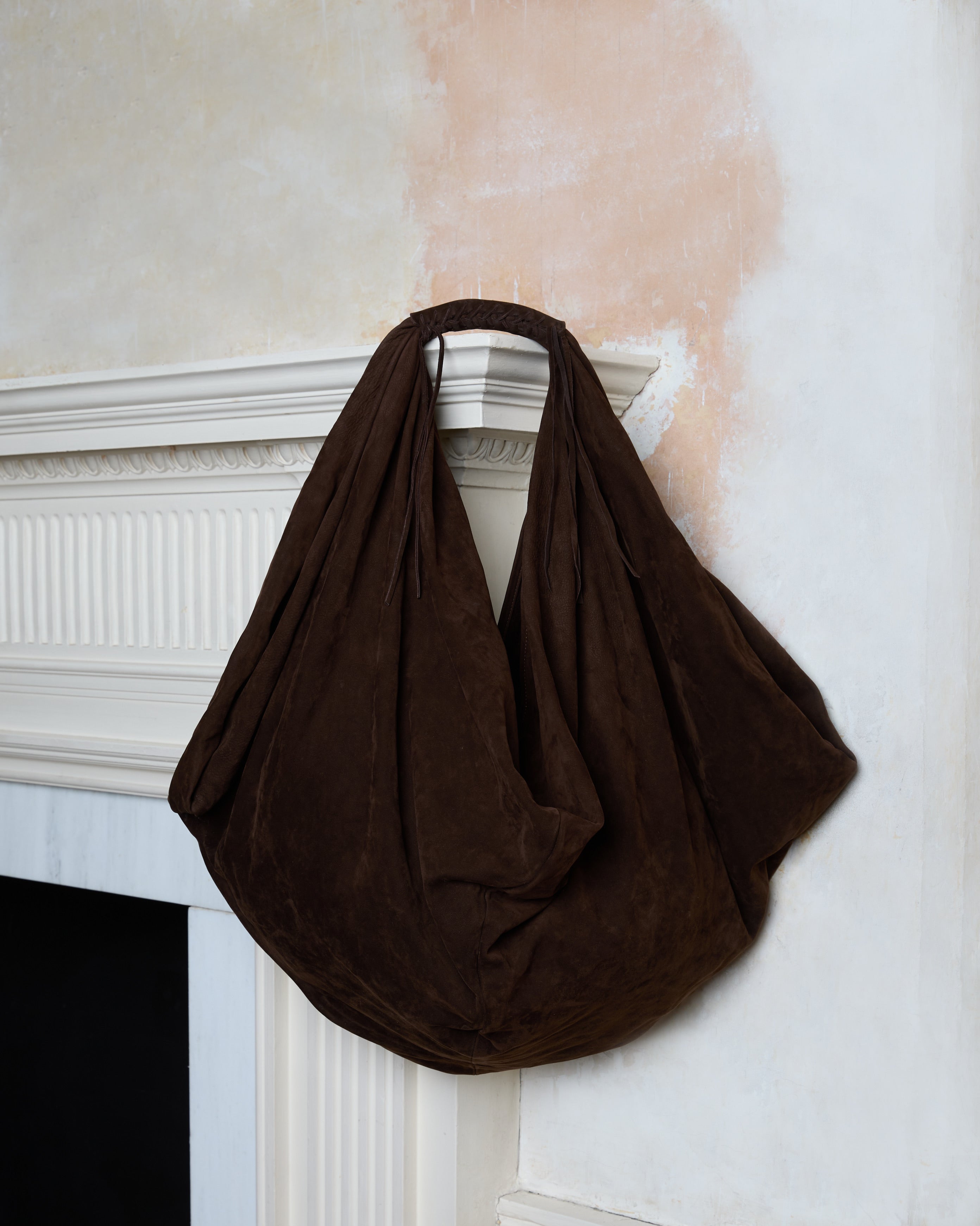 Maison Martin Margiela Oversized suede Hobo Bag