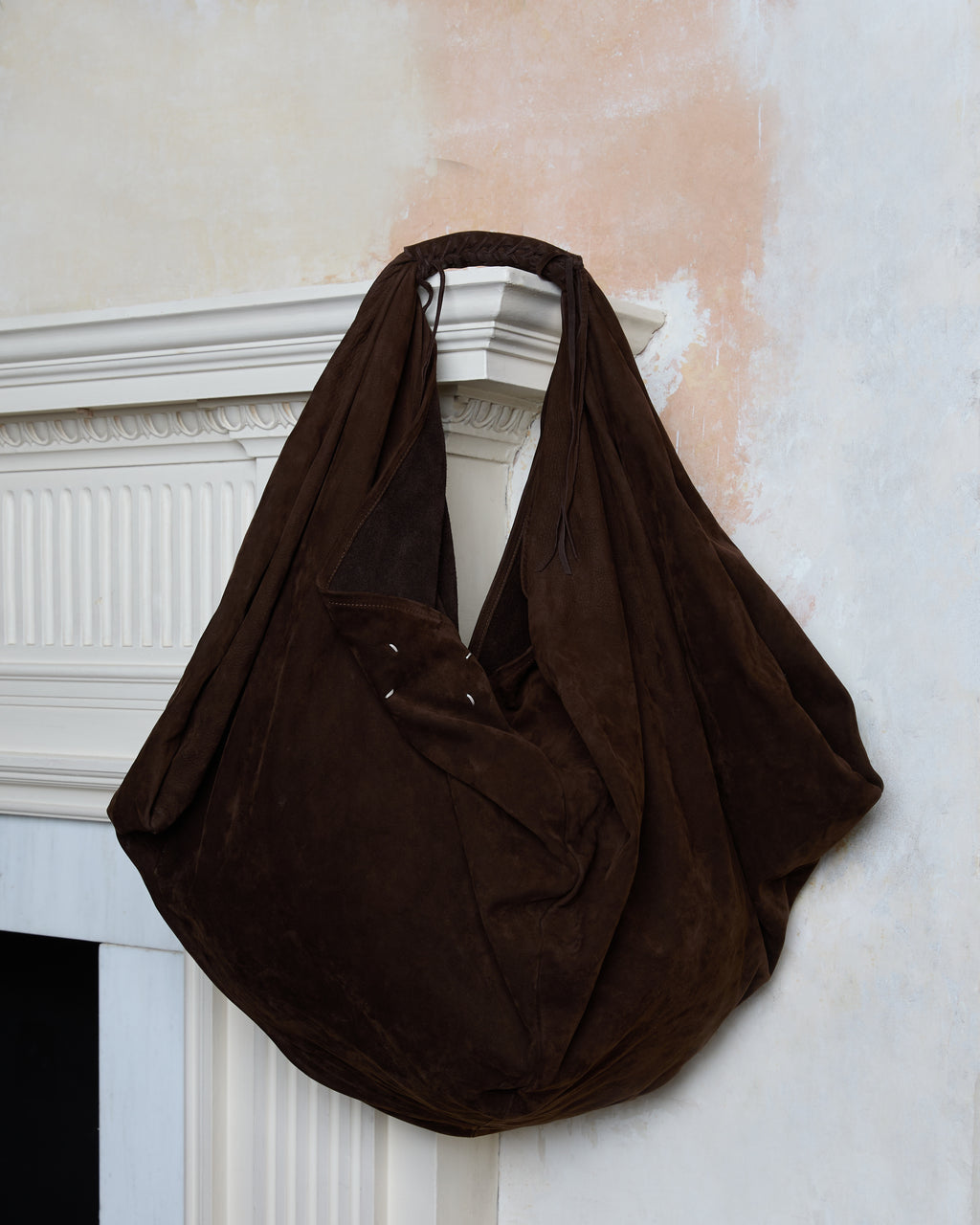 Maison Martin Margiela Oversized suede Hobo Bag