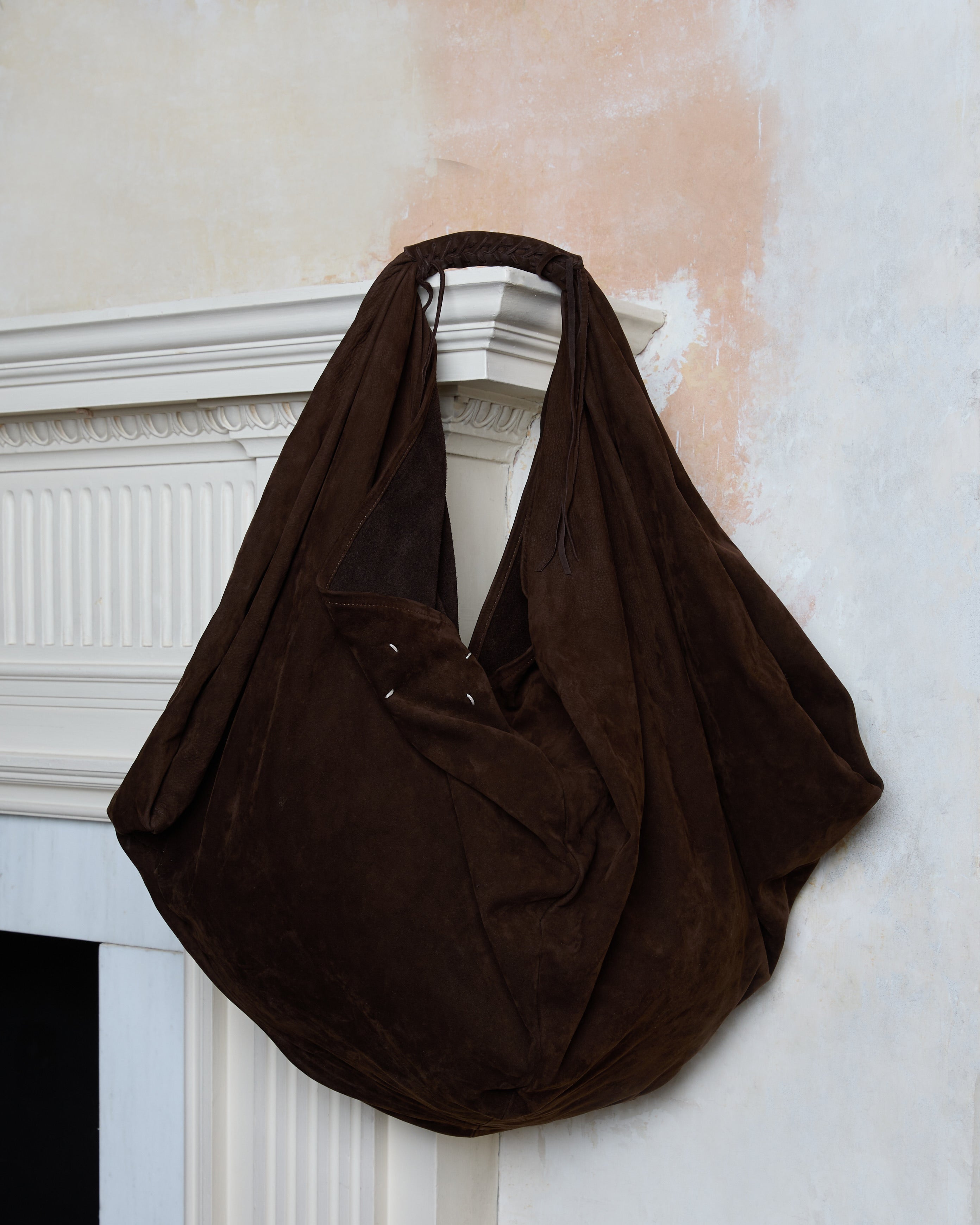 Maison Martin Margiela Oversized suede Hobo Bag