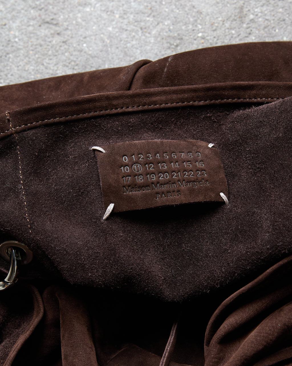 Maison Martin Margiela Oversized suede Hobo Bag