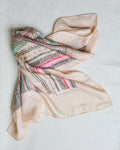 Christian Dior Abstract Stripe Silk Scarf