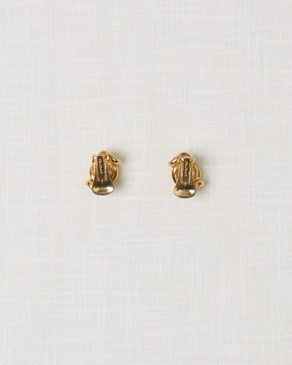 Christian Dior Knot Clip-On Earrings