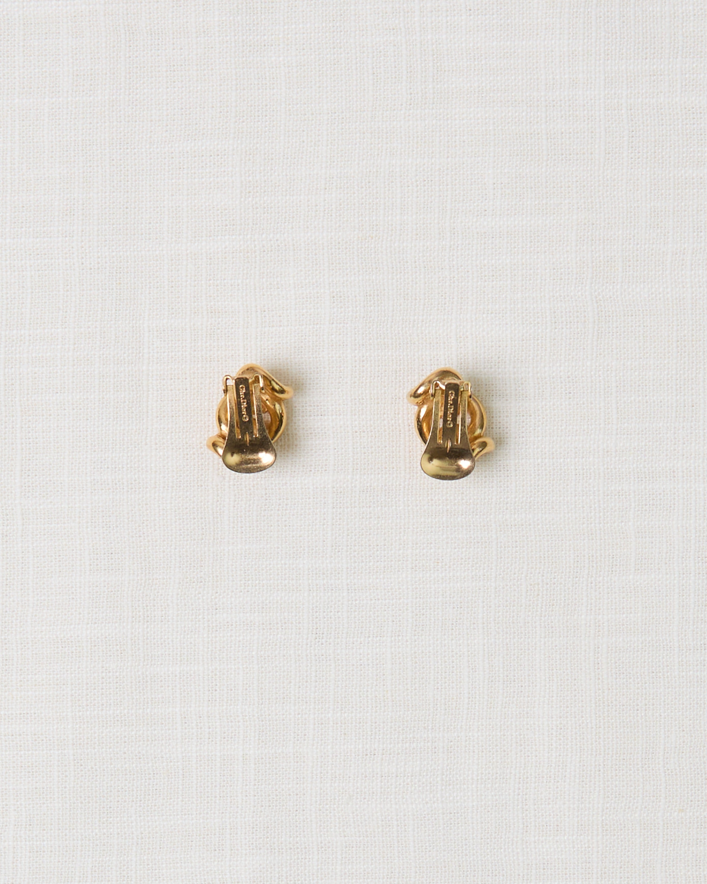 Christian Dior Knot Clip-On Earrings