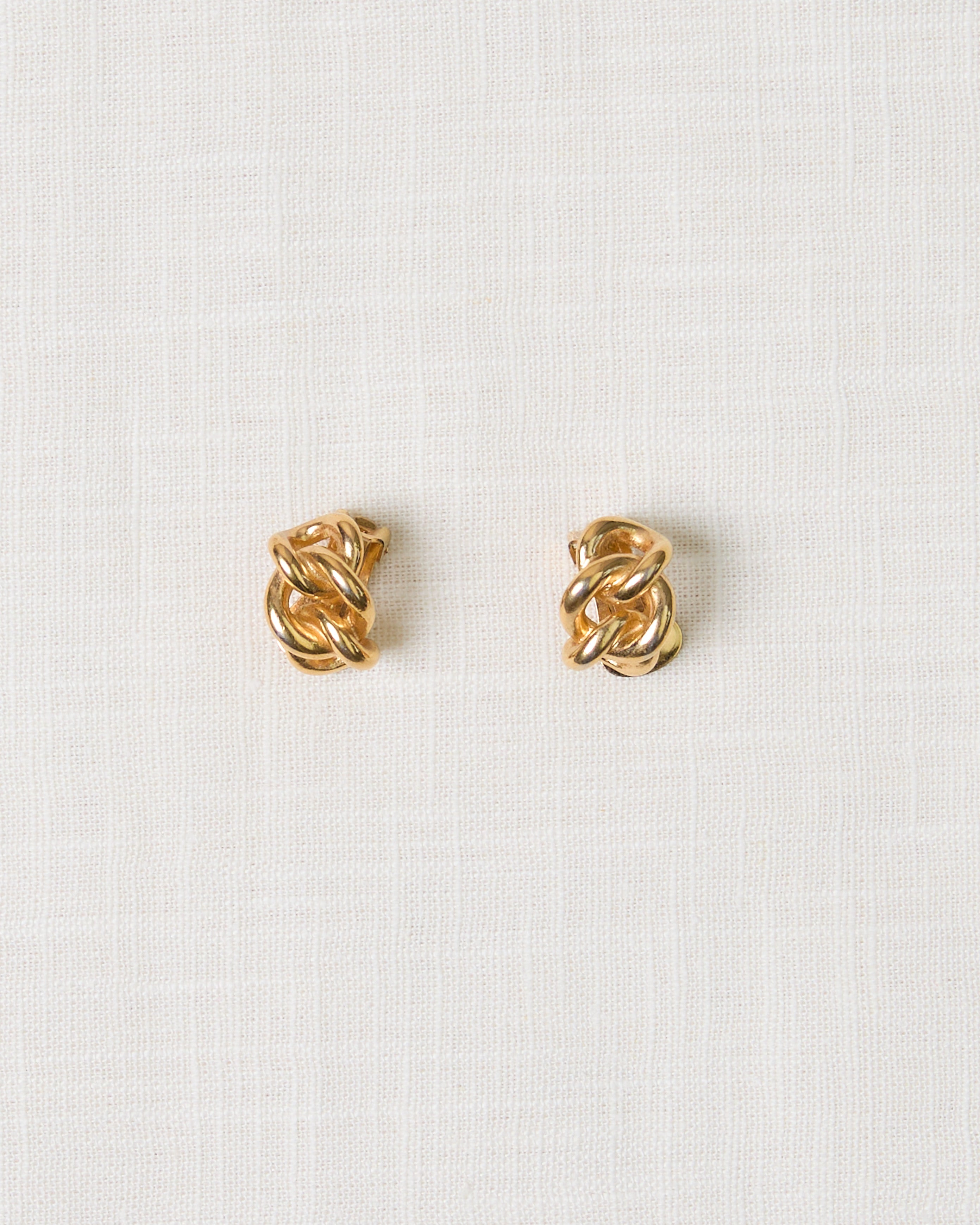 Christian Dior Knot Clip-On Earrings