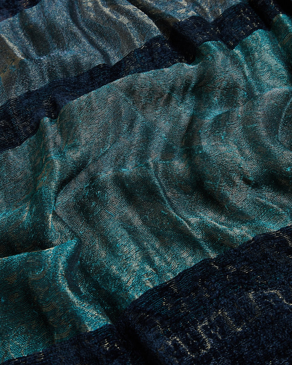 Vintage Oscar de la Renta Silk & Velvet Burnout Dress