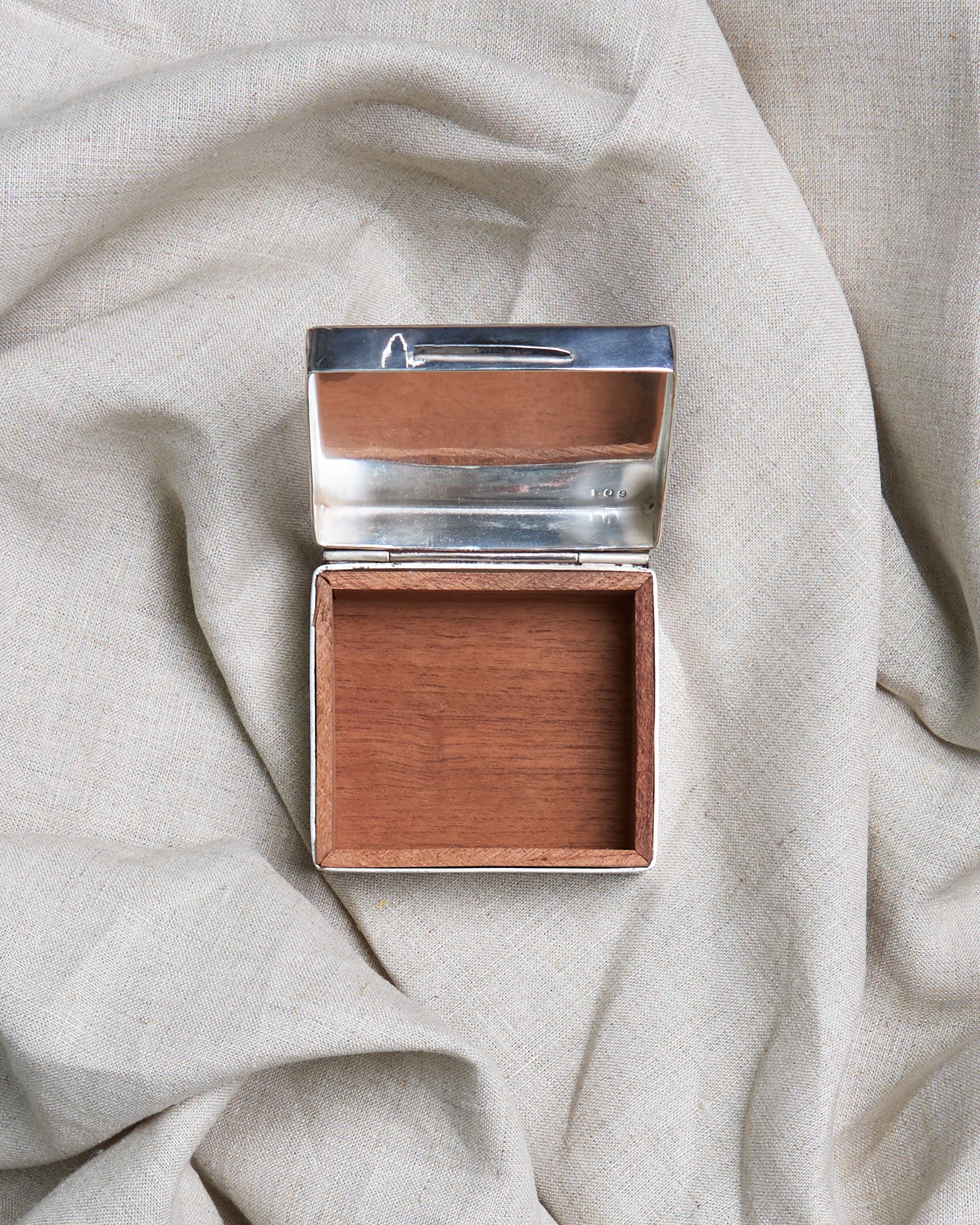 Small Ralph Lauren Silver Trinket Box