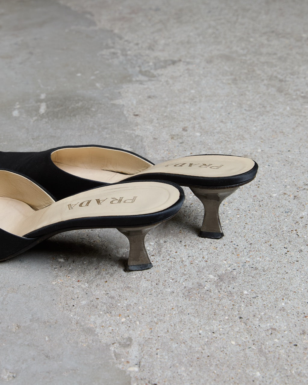 Prada Satin Mules – Winnow Archive