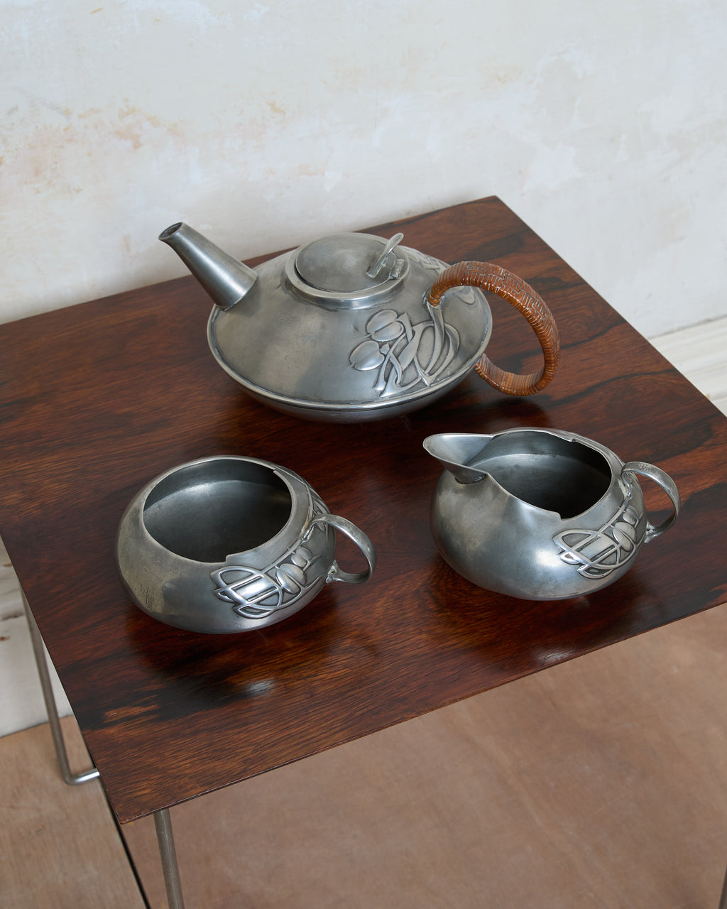 Liberty & Co Tudric Pewter Tea Service